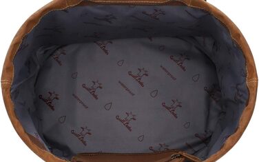 Лідковий кошик Gusti Egan з натуральної шкіри: знімний велосипедний кошик, сумка-мішок, кошик для пікніка, коричневий колір