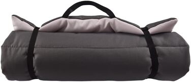 Кілим для собак KahU: Зручний килим для подорожей та дому • 70 x 100 см • Сірий/Верблюжий • Легкий, з можливістю прання