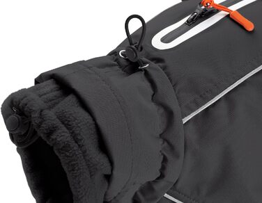 Теплий водонепроникний теплий зимовий одяг для собак HUNTER NORDBY, чорний, розмір 80