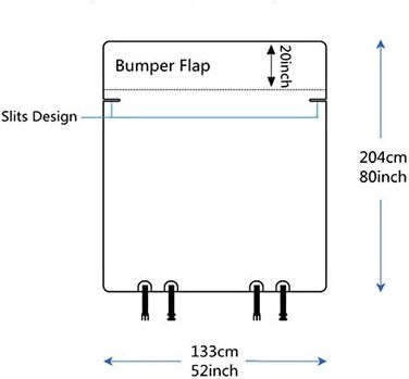 Чохол на сидіння для собак великих порід Cargo-Liner, XL, чорний, 208x132 см (82'x51')