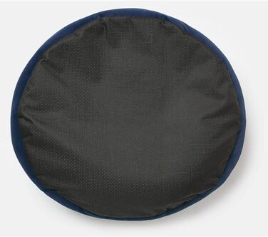 Ліжко для собак Roewood x Joule Chesterfield, невелике, розкішне, з антиковзким дном, додатковою підкладкою та підтримкою, дизайн у стилі Chesterfield, зручне місце для відпочинку (темно-синій, 70x70x27 см)