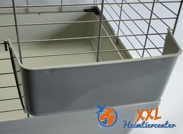 Клітка для кроликів і гризунів 1м, нова модель, біла