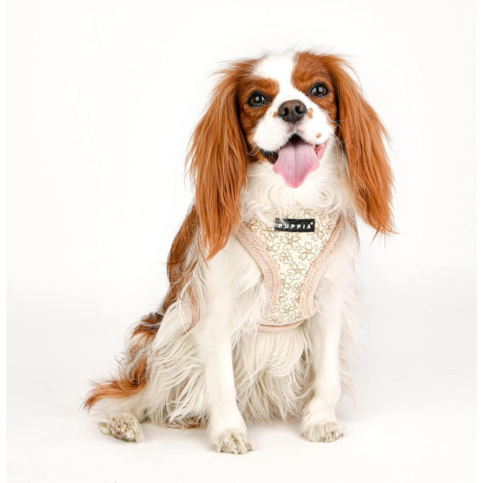 Шлейка для собак Пуппія Hepatica A, бежева, L - регульована та комфортна