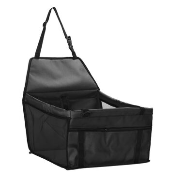 Портативна переносна сумка для собак Exhumky для подорожей, чорна. Зручна та безпечна переноска для собак у автомобілі.