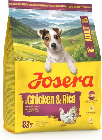 Сухий корм для малих собак Josera Mini Huhn & Reis (Курка та Рис), дорослі собаки, 10 кг