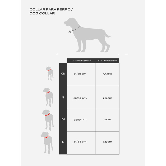 Нашийник для собак DUKIER, регульований, з неопрену, міцний, дизайн - ведмедики, розмір M