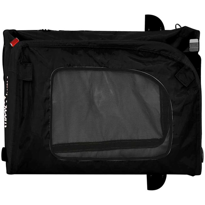 Фаркоп-причіп для собак Gecheer, Oxford-тканина та дах з ПВХ, велика кабіна 62x40x40 см, вантажопідйомність до 30 кг, для безпечного транспортування собак та котів