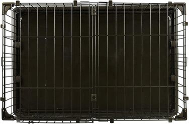 Клітка для собак та котів Iris Ohyama STS-1200TY, 66 см, коричнева, з дахом та замикаючоюся дверима, для внутрішнього та зовнішнього використання