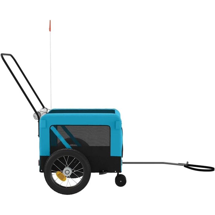 Причіп для велосипеда Gecheer: вантажний, для собак, з тканини Oxford, блакитний (135 x 68,5 x 73,5 см)