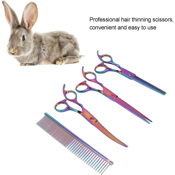 Набір професійних ножиць для грумінгу собак, нержавіюча сталь, для дому та салону