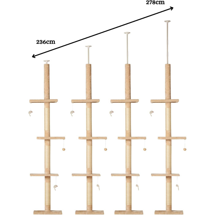 Підвісна лежанка-гамак для котів з металевим каркасом 40 см, бежева, для котів, гамак для котів, лежанка для котів, котячий будиночок, гамак для котів, котячий отаман