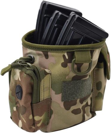 Сумка-мішечок на шнурку для дресирування собак, для полювання, Airsoft, іграшки для тварин (камуфляж)