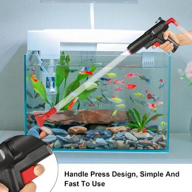 Набір для чищення акваріума GOSHIES 4-в-1: пилосос, фільтр, відсмоктувач ґрунту, набір для підміни води