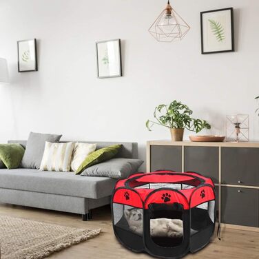 Змінний вольєр для цуценят Greensen: портативний, 600D Oxford, для собак, кроликів, морських свинок, котів (внутрішній/зовнішній)