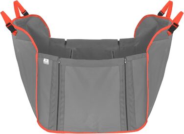 Накидка на сидіння автомобіля для собак, середніх та маленьких порід, цуценят – водовідштовхувальна, неслизька та стійка до подряпин. Захист заднього сидіння від бруду, плям та вологи (сіра)