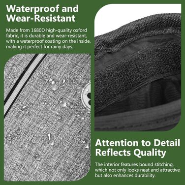 Преміум сумка для собачих ласощів для дресирування, велика місткість, сумка для прогулянки з тримачем для пакетів, регульований ремінь, сумка для цуценят, бананка для собак