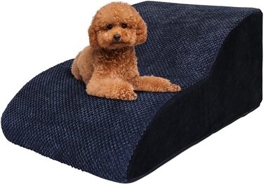 Сходинки для собак Galatée: 2-ярусні, з антиковзким покриттям, для ліжка, дивану та авто, знімний чохол (чорний)