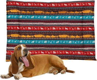 Підстилка для переноски Kalahari від Downtown Pet Supply, 73,7 x 50,8 см, водонепроникна, Ripstop Nylon, можна прати в машині, розмір M, L 74 x 51 x 51 см