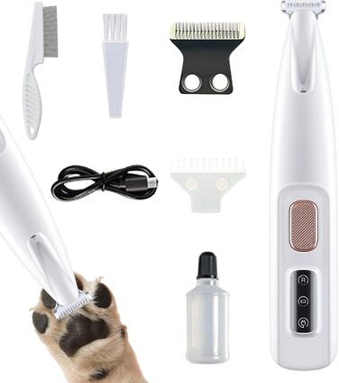 Триммер для догляду за лапами Paw Trim Pro: тихий, вологостійкий, з LED-підсвічуванням для собак та котів