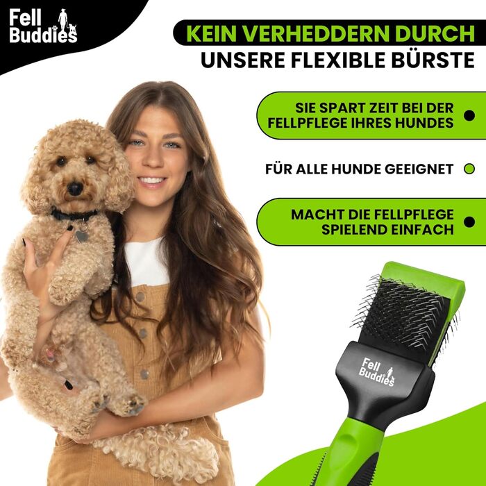 Професійна щітка для собак Zupfbürste: розплутування та догляд за шерстю | Зручне розчісування