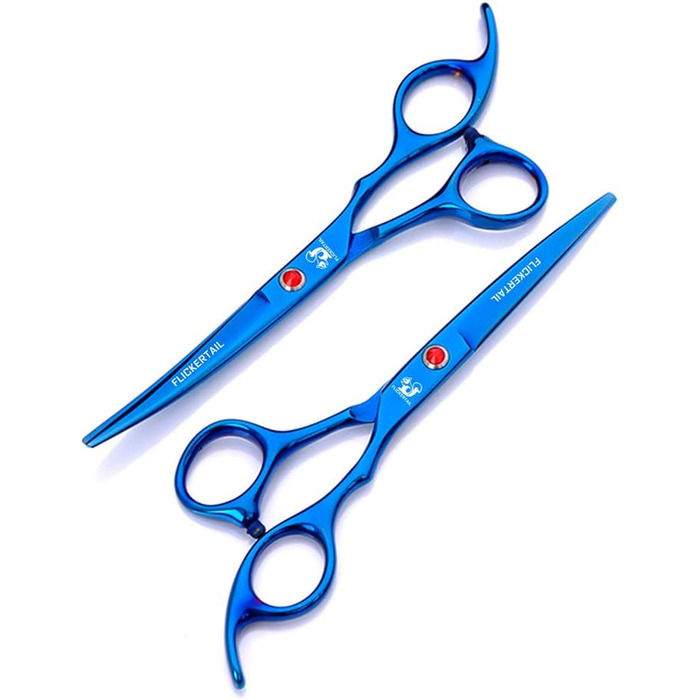 Набір професійних ножиць для грумінгу домашніх тварин 6.0 дюймів, професійний нержавіючий сталь, для грумінгу, салонів та перукарів