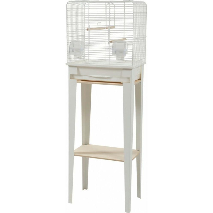 Клітка для гризунів Zolux ZO-104180BLC, меблевий дизайн, розмір S, 38x24,5x113 см, біла