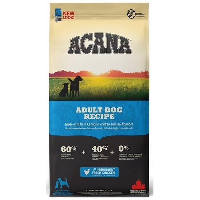 Сухий корм для дорослих собак Acana Adult Dog Recipe з куркою, 17 кг