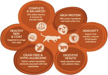 Сухий корм для котів Wellness CORE Original з куркою та індиком, 4 кг