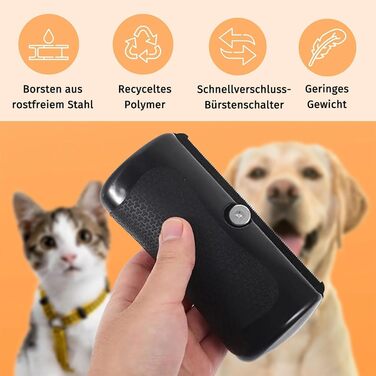 Набір щіток для грумінгу собак та котів Fur Wonder Brush (3 шт.) - видалення шерсті, комфортна ручка, щітка для кігтів