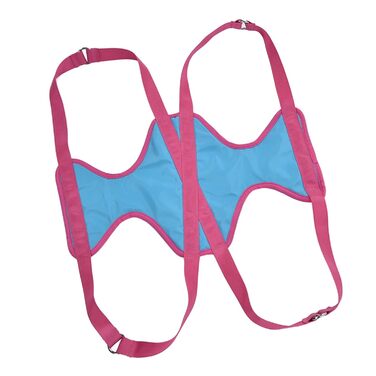 Крісло-гамак для грумінгу домашніх тварин Baxnore Premium, асистент по догляду за собаками, для стрижки кігтів, чищення зубів, догляду за вухами, дихаючий поліестер з фіксуючими ременями (M 35 x 27 x 20 см)