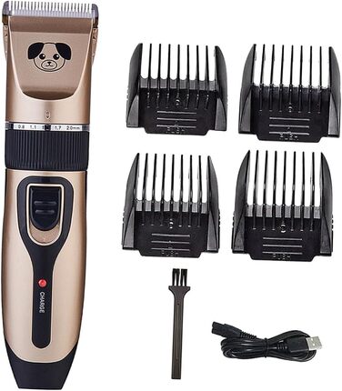 Машинка для стрижки шерсті собак Hemobllo з керамічним лезом – тиха та потужна, для безпечного грумінгу