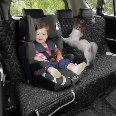 Водонепроникний чохол на заднє сидіння для собак Bench для SUV (RAV4, Honda CR-V, Subaru CrossTrek, Mazda CX5, Hyundai), міцний, нековзкий, захисний автосидіння для домашніх тварин