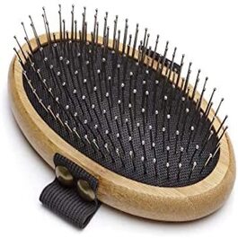 Щітка для грумінгу тварин Mikki 6280002 з бамбука з кульковими насадками, для собак та котів, 95 г