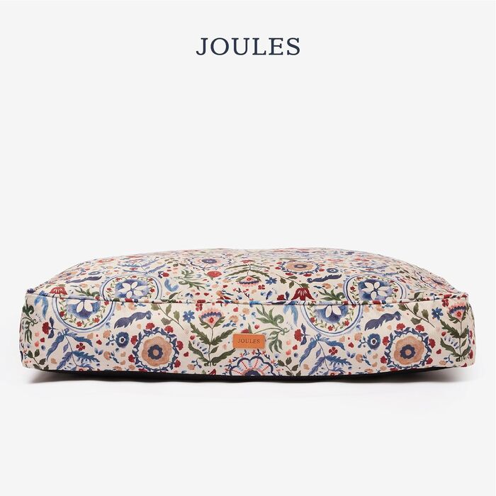 Килимок для собак Rosewood x Joules Festival Floral - розкішне ліжко для середніх собак, миється, з антиковзким дном