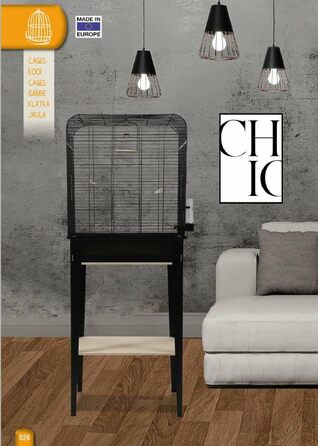 Клітка для гризунів Zolux ZO-104180BLC, меблевий дизайн, розмір S, 38x24,5x113 см, біла
