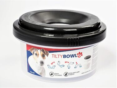 Миска для собак Tilty Bowl, розмір M, колір антрацит-сірий
