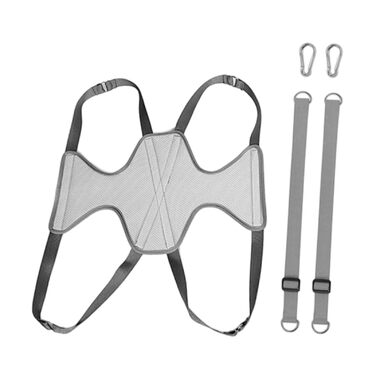 Гамак для грумінгу собак, підвісне крісло для догляду, портативне, багатофункціональне, просте у догляді для стрижки нігтів та догляду за кігтями, сірий, L