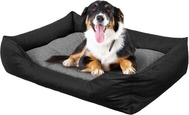 Килимок для собак та котів з високими бортиками, XL, 114x84 см, сірий графіт