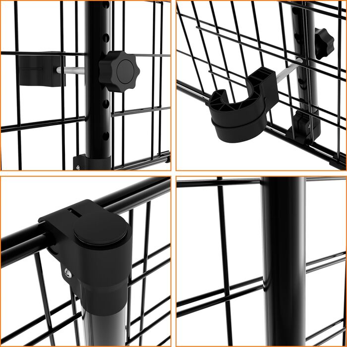 Сітка для собак у машину Herrselsam, перегородка в багажник, захист для собак, регульована ширина, з кріпленням на ремінь безпеки