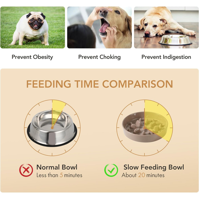 Підвищений годівниця для котів та собак з кераміки, для повільного годування, 13 см та 15,5 см миски, дерев'яний підставник, 2 шт. світло-зелений + підставка