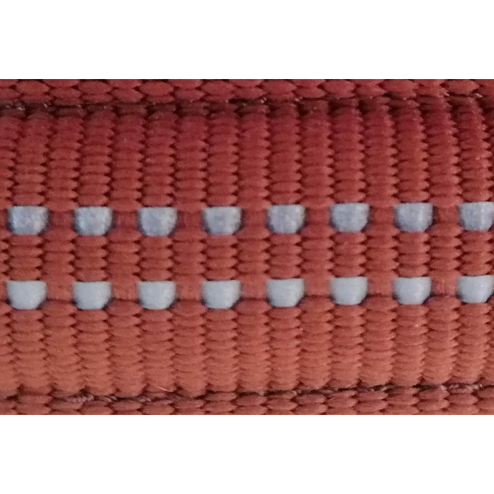 Шлейка для собак Feltmann Super Soft, світловідбиваюча, колір cognac, обхват грудей 35-50 см, ширина стрічки 15 мм