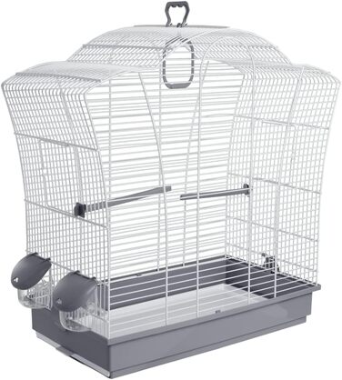 Клітка для птахів Voltrega 621 біла, 57x27x57,5 см