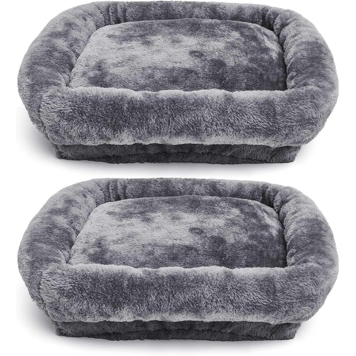 Подушка на платформу для котячого будиночка Abbylike, сіра, 40x40 см, 2 шт.