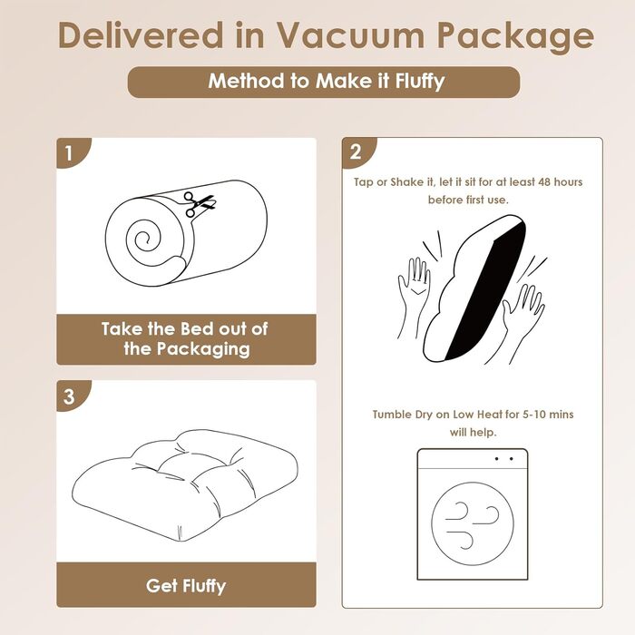 М'яке ліжко для собак EHEYCIGA, великі породи XXL, 120x90 см, рожеве, знімний чохол, неслизьке, з довгим плюшем