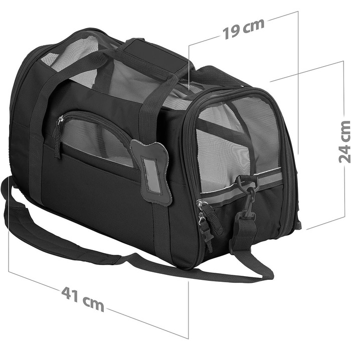 Транспортна сумка Sweetypet для собак та котів (до 3 кг), 41 x 24 x 19 см