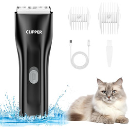 Набір для грумінгу собак LOFICOPER: безшумний триммер для догляду за шерстю, включає гребені та знімні насадки, IPX7, акумуляторний