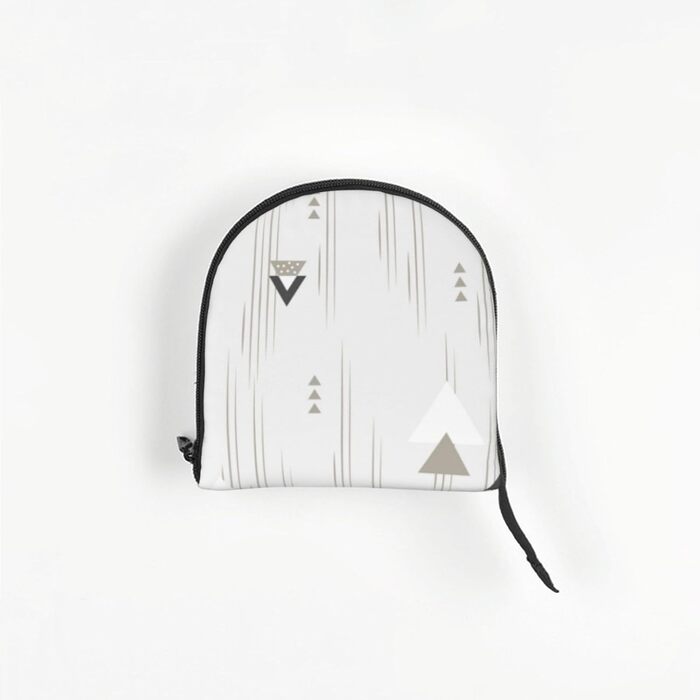 Траплянка сумка-переноска для котів та собак, складна, для подорожей, літаків, автобусів, метро (геометричний принт)