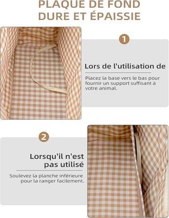 Сумка-переноска для котів, собак, цуценят, дихаюча та складана, для подорожей, на плече, ручна сумка для маленьких тварин, вантажопідйомність до 3 кг (маленька, бежева)