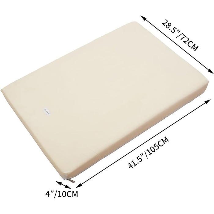 Ортопедичне ліжко для собак Joyelf, Memory Foam, розмір S (XXLarge - 105 x 72 x 10 см)