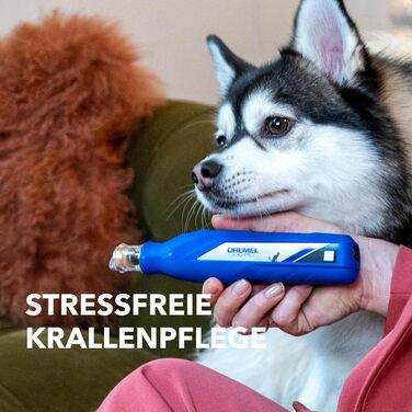 Dremel 7350: Шліфувальник для кігтів домашніх тварин (собаки, коти) з акумулятором 3.6V, USB-кабель, 2 насадки